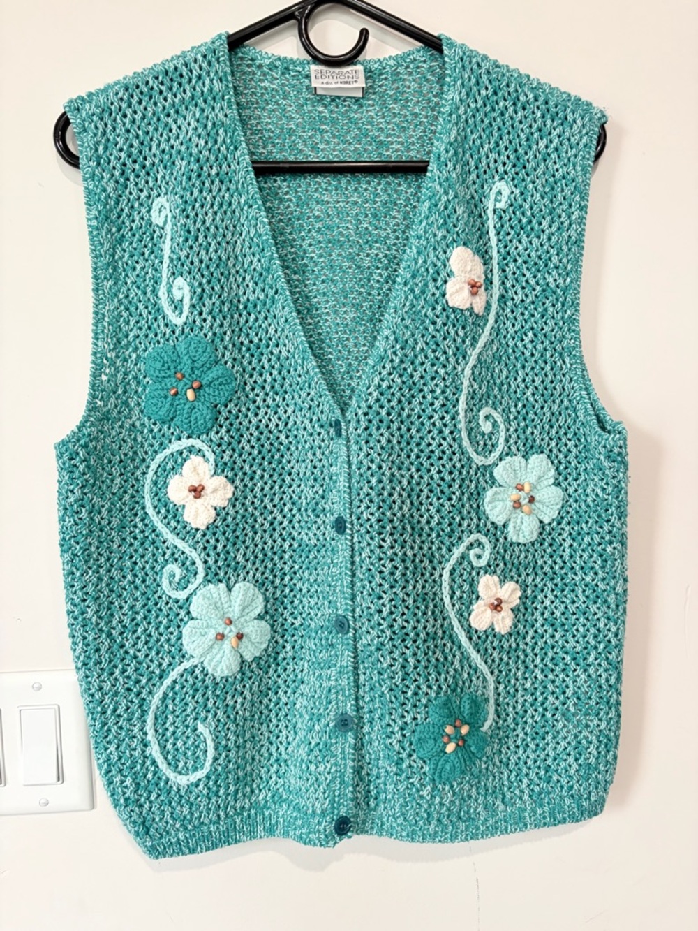Vintage knit vest by Koret